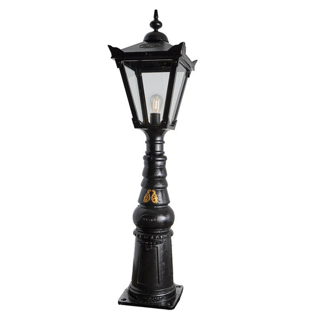 Victorian traditional cast iron pedestal light