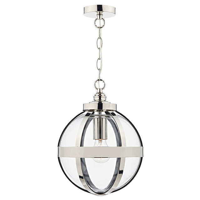 Heath 1 Light Pendant Polished Nickel