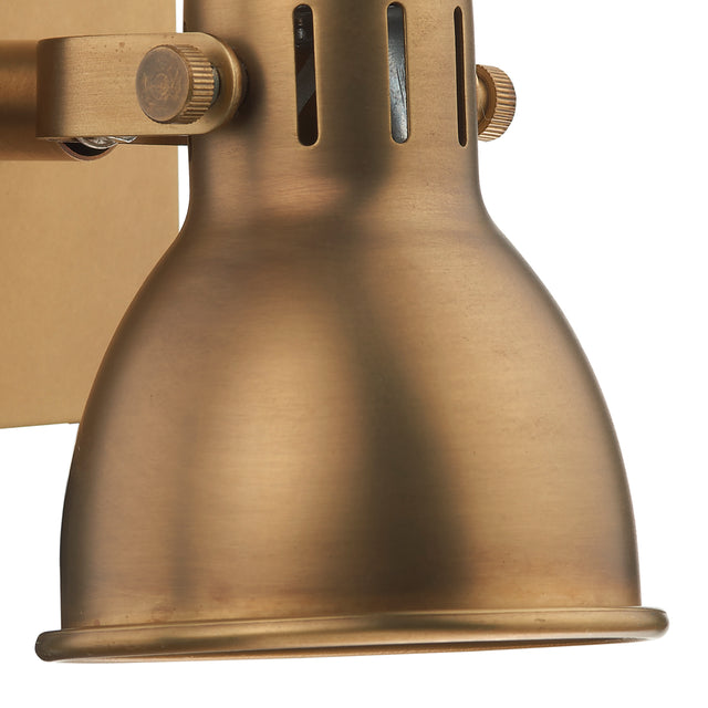 Idaho Single Wall Spotlight Natural Brass