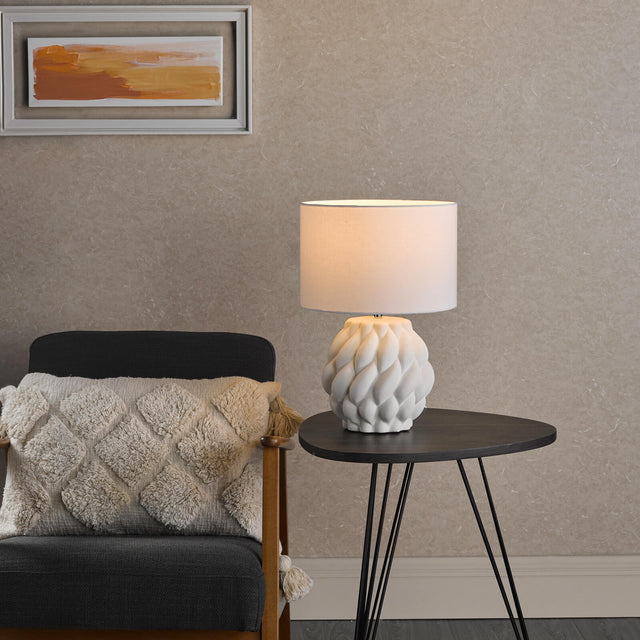 Idonia Table Lamp White With Shade