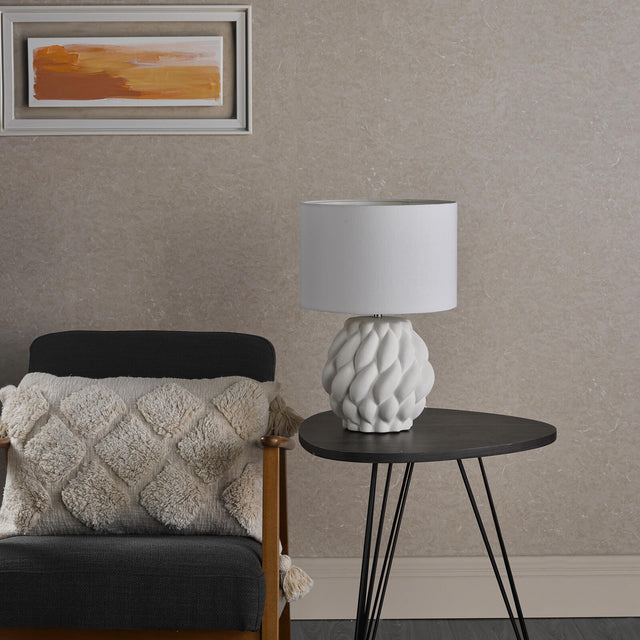 Idonia Table Lamp White With Shade