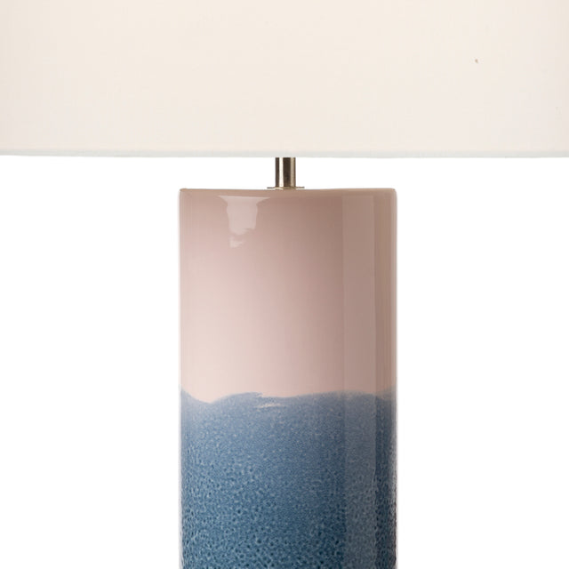 Ignatio Table Lamp Ceramic Pink & Blue Base Only