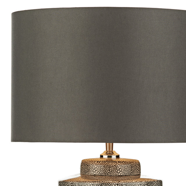 Igor Table Lamp Grey Shagreen Base Only