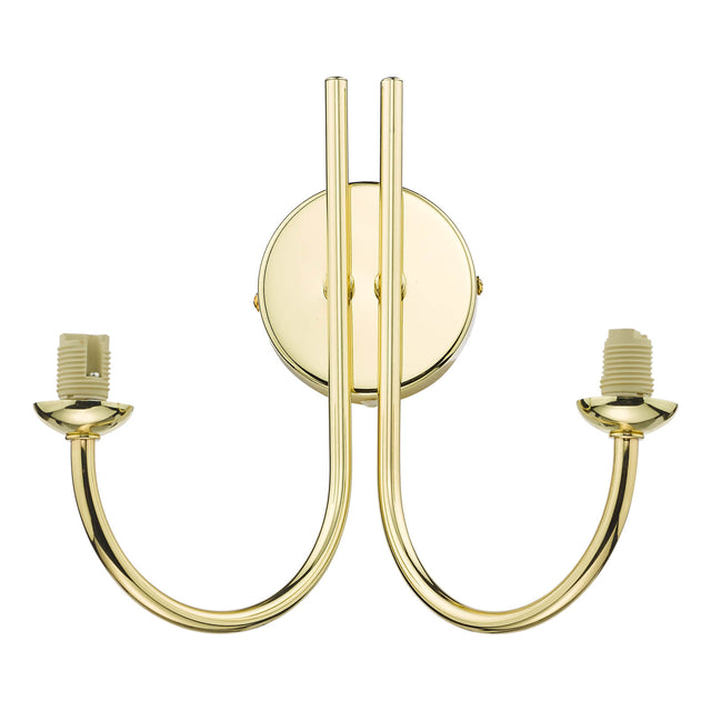 Jared 2 Light Wall Light Polished Gold Bracket Only