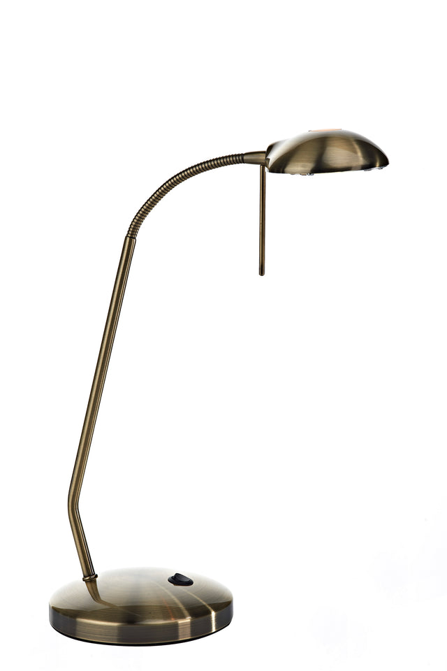 Journal Task Table Lamp Antique Brass