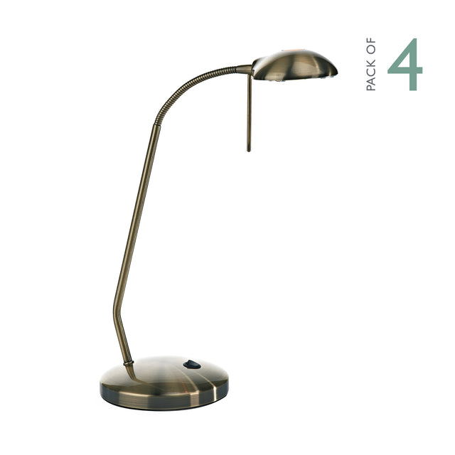 Journal Task Table Lamp Antique Brass