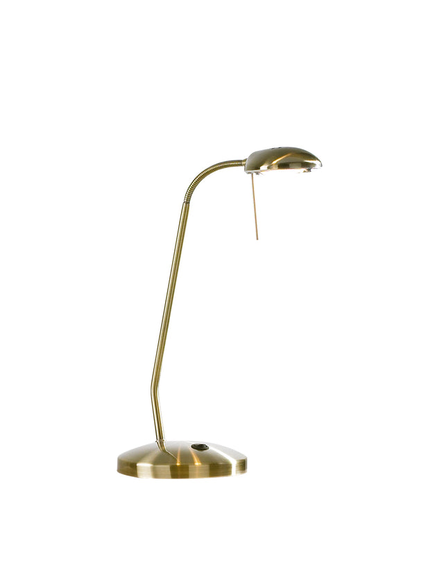 Journal Task Table Lamp Antique Brass