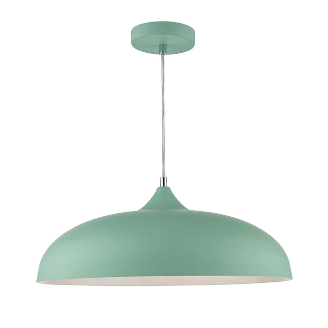 Kaelan 1 Light Pendant Matt Pale Green