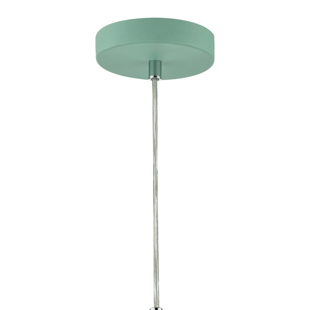 Kaelan 1 Light Pendant Matt Pale Green