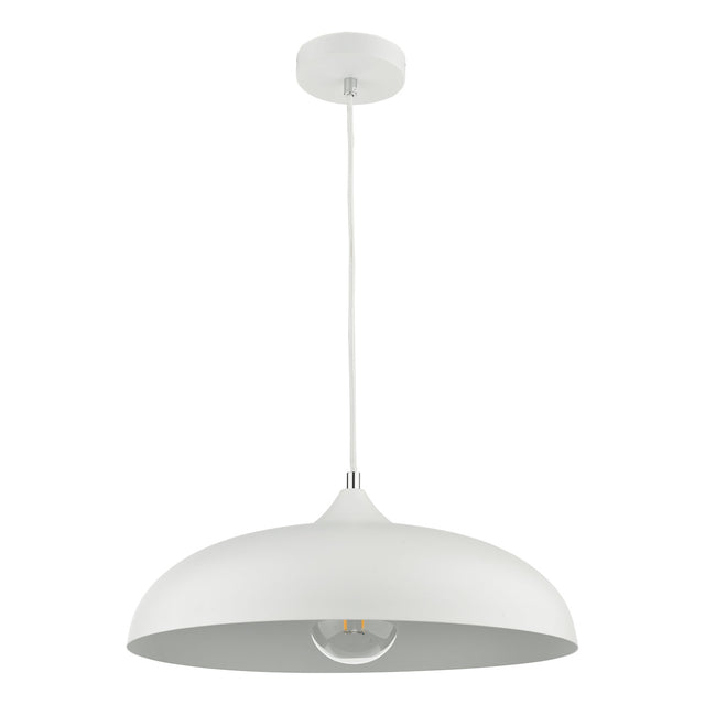 Kaelan 1 Light Single Pendant White