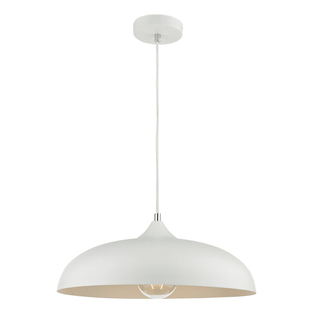 Kaelan 1 Light Single Pendant White