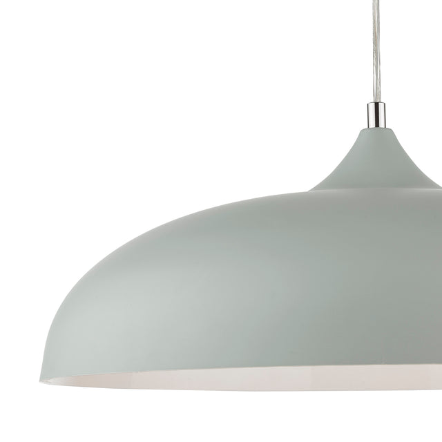 Kaelan 1 Light Pendant Soft Matt Grey