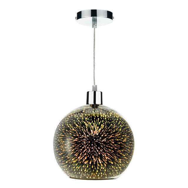 Kai Speckled 3D Glass Easy Fit Globe Pendant Shade