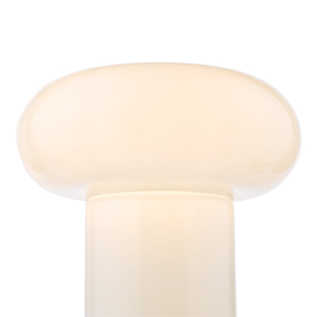 Kaja Table Lamp White Glass