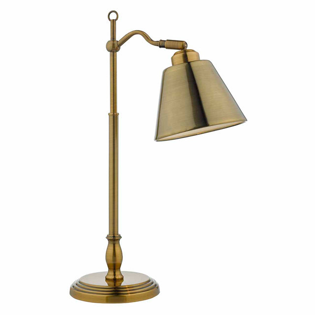 Kempten Task Table Lamp Antique Brass