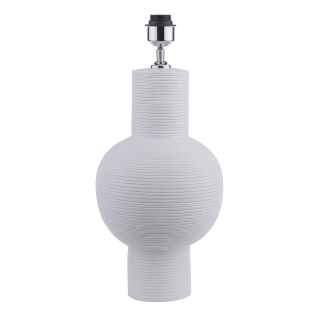 Kiara Table Lamp White Ceramic Base Only