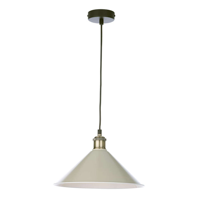 Kinsley Easy Fit Metal Shade Matt Taupe 30cm