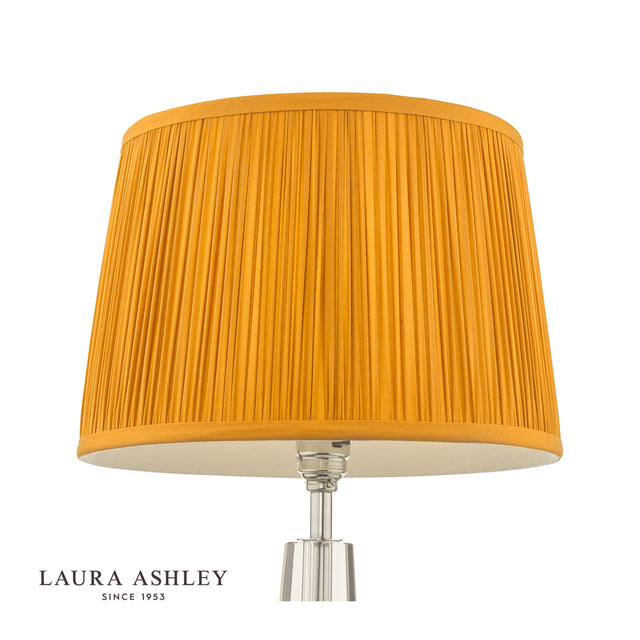 Laura Ashley Hemsley Silk Shade Yellow Ochre 25.5cm/10 inch