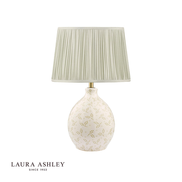 Laura Ashley Breeden Table Lamp Cream Base Only