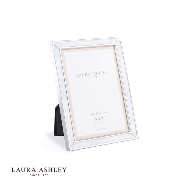 Laura Ashley Oakford Photo Frame Mother Of Pearl 5x7 Inch