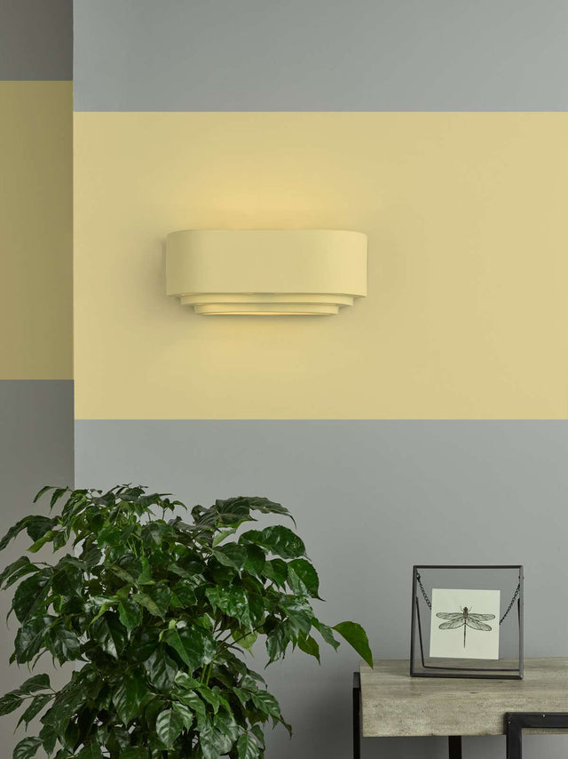 Lando Ceramic Wall Washer White