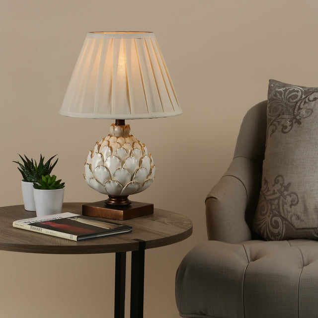 Layer Small Table Lamp Cream With Shade