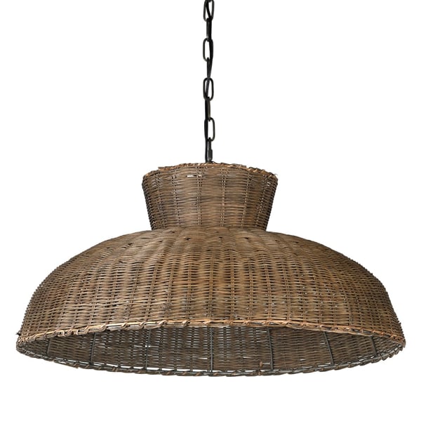 LCK777 Round Rattan Ceiling Light