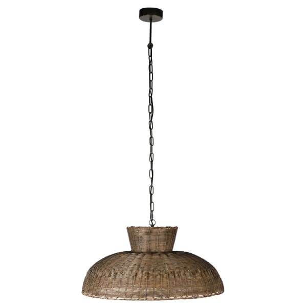 LCK777 Round Rattan Ceiling Light