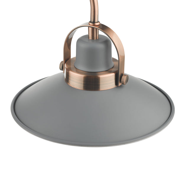 Liden 3 Light Bar Pendant Graphite Copper