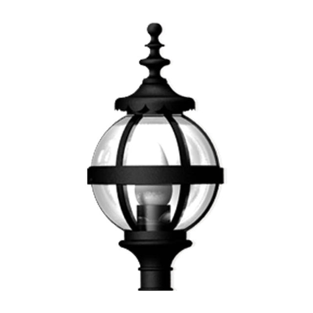 Victorian globe lantern in cast iron