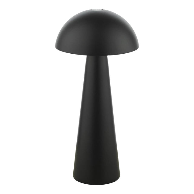 Lyle Rechargeable Outdoor Table Lamp Matt Black LED IP54