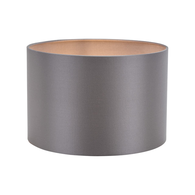 Lyris Grey Cotton Drum Shade 30cm