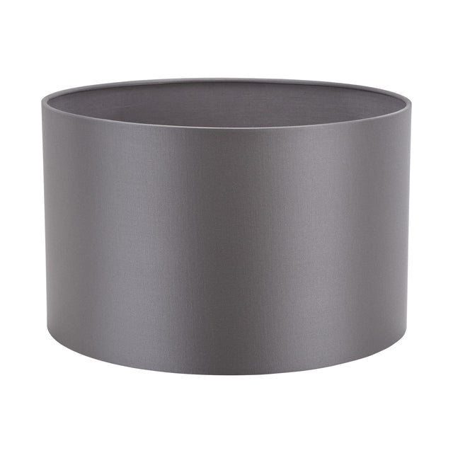 Lyris Grey Cotton Drum Shade 35cm