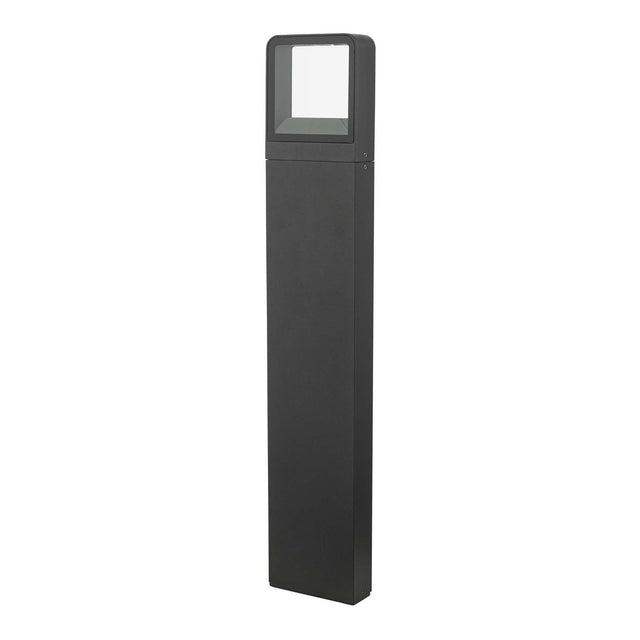 Malone Outdoor Post With Square Light Matt Grey IP65 LED