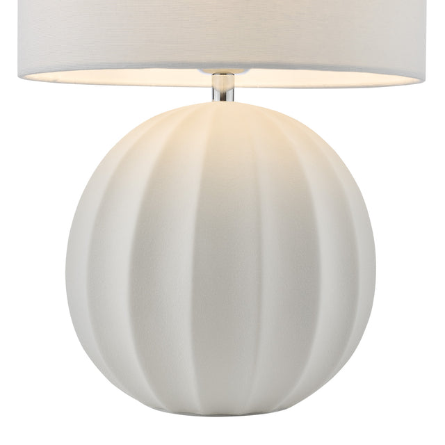 Mavis Ceramic Table Lamp Cream With Shade