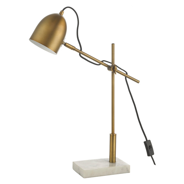 Mendal Task Lamp Bronze & Marble