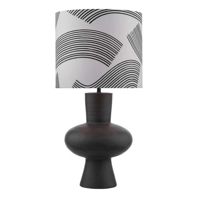 Miho Table Lamp Black/Bronze With Shade