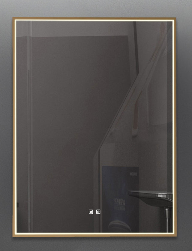 FABOR GOLD IP44 LED BATHROOM MIRROR