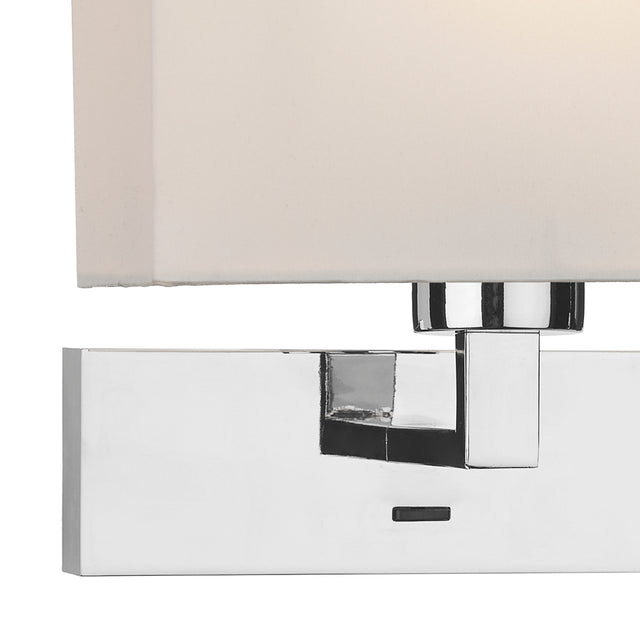 Modena Wall Light In Polished Chrome - Bracket Only