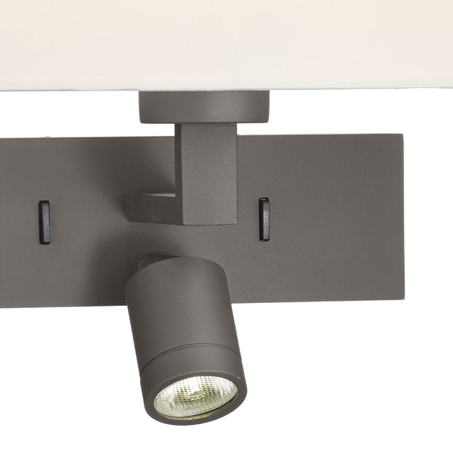 Modena Wall Light With LED In Bronze - Bracket Only