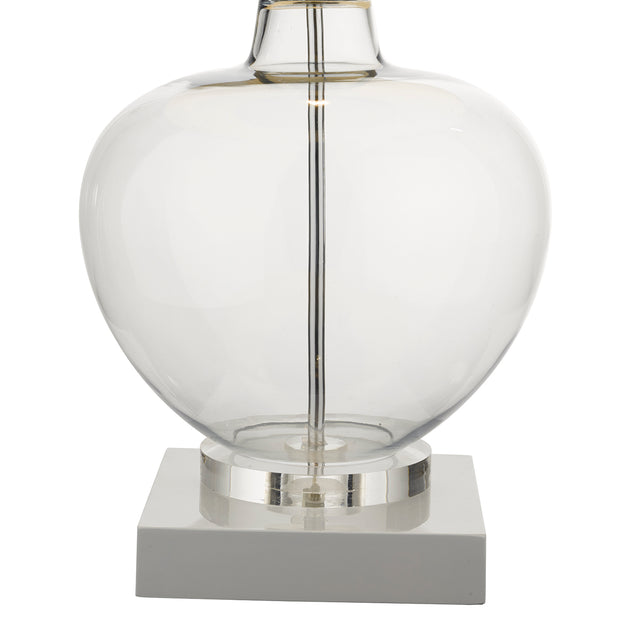 Moffat Table Lamp Glass Polished Chrome Base Only