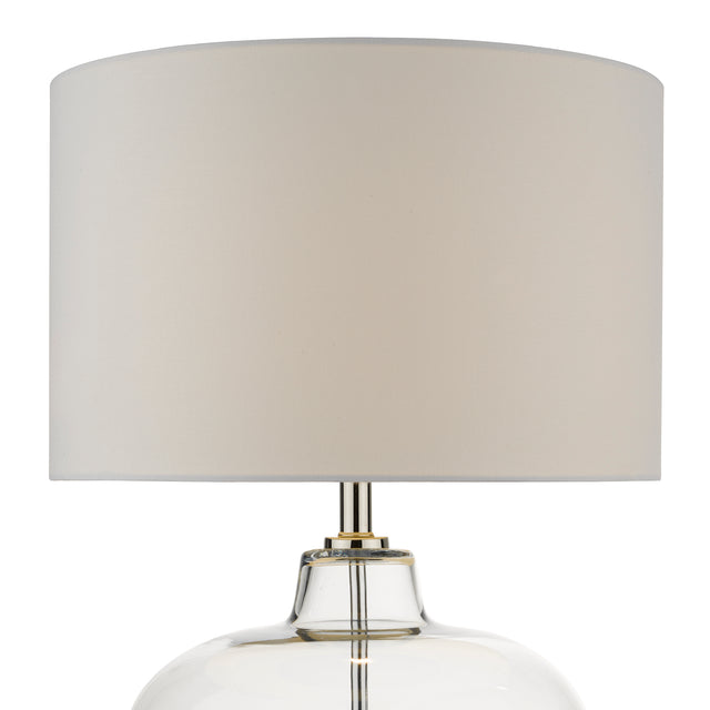 Moffat Table Lamp Glass Polished Chrome Base Only