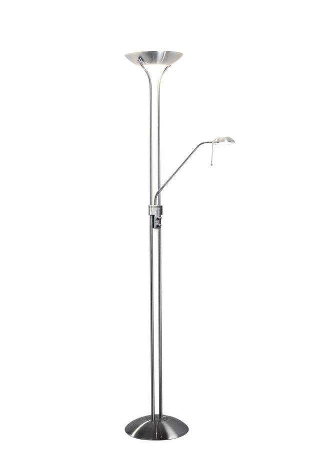 Montana Mother & Child Floor Lamp Satin Chrome