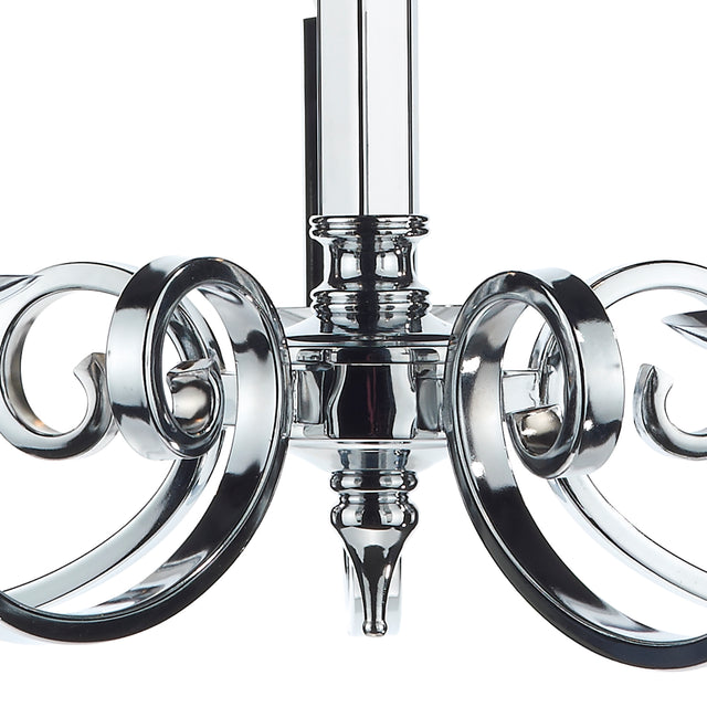 Murray 5 Light Dual Mount Pendant Polished Chrome