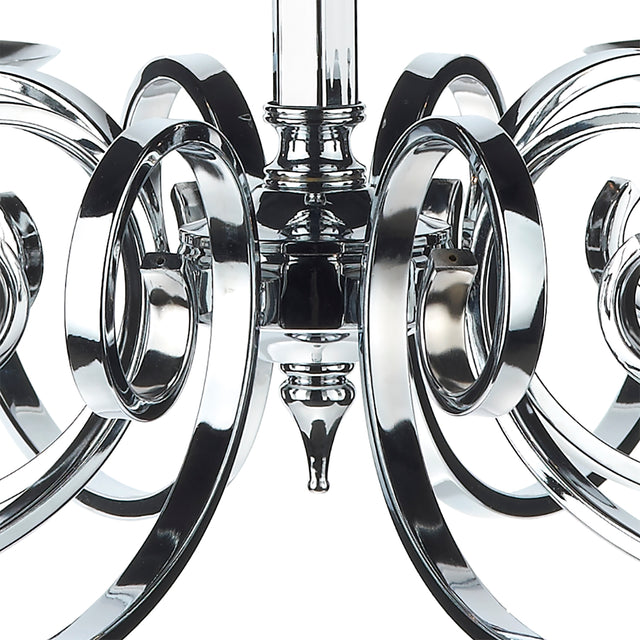 Murray 8 Light Dual Mount Pendant Polished Chrome