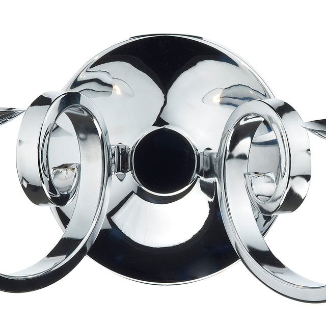 Murray 2 Light Wall Light Polished Chrome