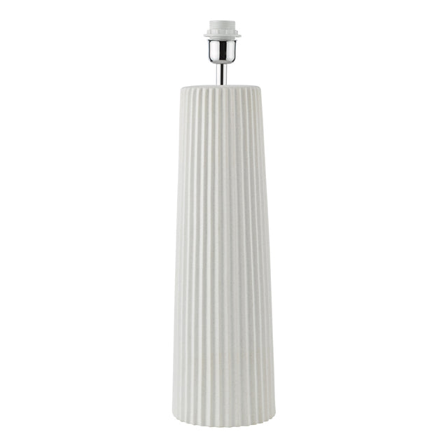 Myla Ceramic Table Lamp White Base Only