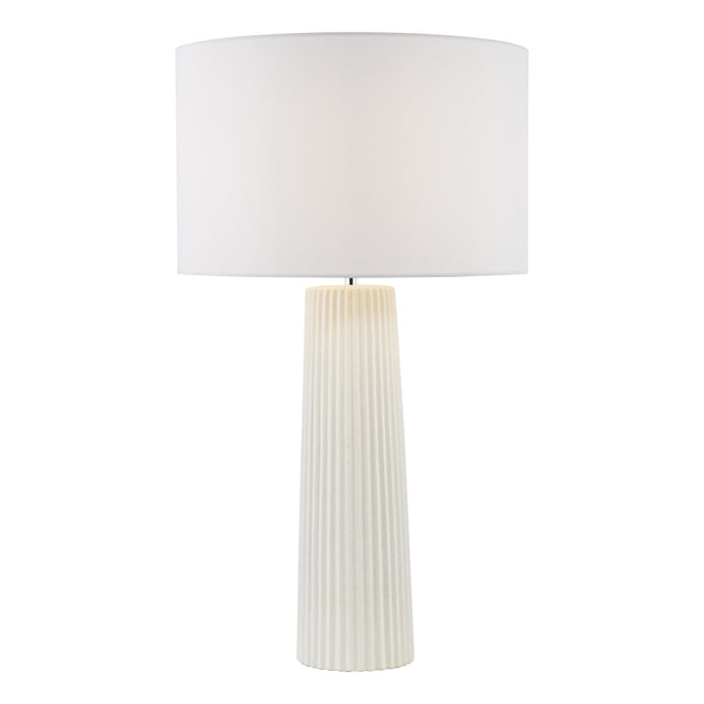 Myla Ceramic Table Lamp White Base Only