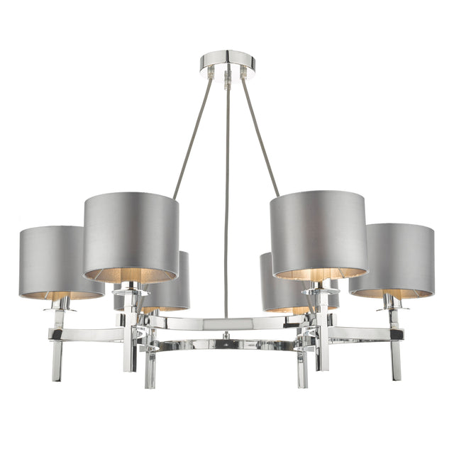 Nacala 6 Light Pendant Polished Chrome