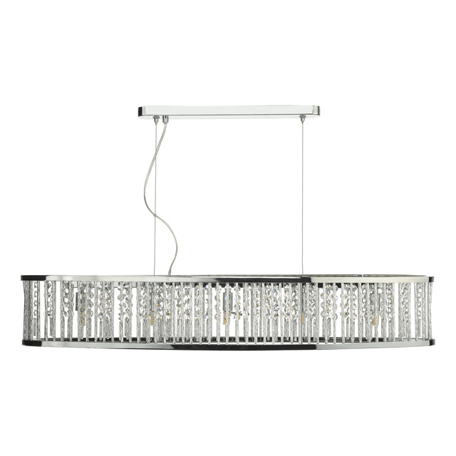 Nantes 5 Light Bar Pendant Polished Chrome Aluminium